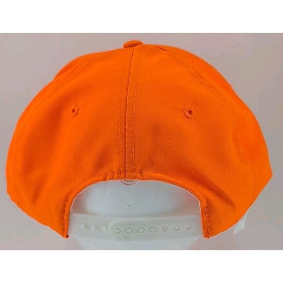 Vintage Camel Cigarettes Snapback Trucker Hat VTG 90s Blaze Orange Hunting - Picture 3 of 9